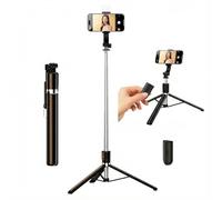 71" Phone Tripod Extendable Phone Stand Selfie Stick Tripod With Light Monopod with Remote Smartphone Clamp 360° Rotatable for iPhone Android Filming Video Vlog Recording Portable Travel XMAS Gifts