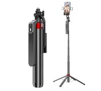 71" Phone Tripod, Selfie Stick Phone Tripod with Detachable Wireless Remote and Phone Holder, 360° Ball Head Camera Tripod for Phone Sony Canon GoPro for Travel Vlog