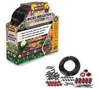 71 Piece Micro Drip Irrigation Kit, 23m Garden Irrigation DIY System Garden Irrigation Adjustable Nozzle Automatic Watering Kits for Garden, Greenhouse, Flower Beds, Pot Plants