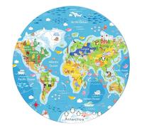 71 Piece Ocean Puzzle for 3+ Year Old, the Large Floor Underwater World Round Jigsaw for Toddler Children Animal Theme Educational Fun Toys for Boys Girls