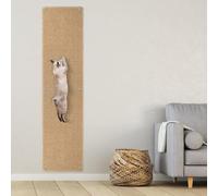71" X 15.8" Thickened Cat Wall Climbing Carpet, Extra Large Cat Wall Scratcher Mat Tall Wall Mounted Climbing Cat Scratcher with 16 pcs Fixed Nails for Indoor Furniture Couch Sofa Protection (Camel)