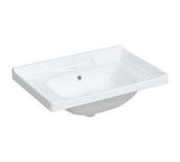(71 x 48 x 23 cm) vidaXL Bathroom Sink Toilet Basin Sink Wash Basin White Rectangular Ceramic