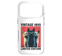 71 Years Old Gift Vintage 1955 Cat Lover 71st Birthday Funny Case for iPhone 17 Pro