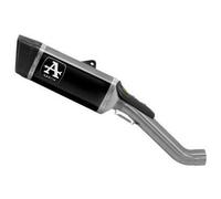 71003PTN - Exhaust Muffler Arrow Pista Dark / Titanium Aprilia RSV4 (21-22)