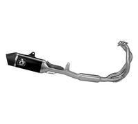 71006VAN - Full Exhaust Arrow Veloce Dark/SS Manifolds Kawasaki NINJA 650 (24-)