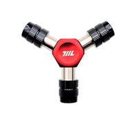711L EDC Y Driver - 3 Way 1/4" Hex Bit Y Wrench - Compact Motorcycle Bicycle Bike Tool - Try Wrench, Allen Key Handle (RED)