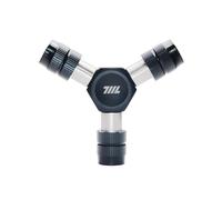 711L EDC Y Driver, 3 Way 1/4 Inch Hex Bit Holder, Y Type Hex Socket Wrench, Tri Wrench, Hex Key Handle I Compact Bicycle Scooter Tool (Black)