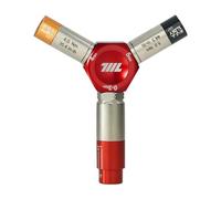 711L EDC Y Torque Driver | 3-in-1 Bicycle Precision Fastening Tool | 0-3Nm Indexed & 4/5Nm Fixed Torque Wrench | 1/4" Hex Bit Holder (Red)