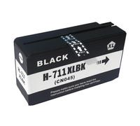 711XL 711 Ink Cartridge, Compatible with HP, Designjet T120 T520 | Black Cyan Magenta Yellow, 4PCS, with chip, for inkjet printer(1Black)