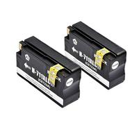 711XL Ink Cartridge Compatible With Designjet T120 24 T120 610 T520 24 T520 36 T520 610 520 914 Printers 2Pcs(Black)