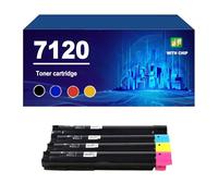 7120 C7120 Toner Cartridge Compatible For Xerox VersaLink C7120 C7125 C7130 Printer, High Yield Toner 31000/ 20000 Pages,4 colors-1 Set