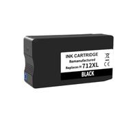 712XL Ink Cartridge Compatible With HP DesignJet T650(black) | Fits HP DesignJet T630, T250, T230, And T210 Printers