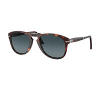 Persol Man PO0714 FOLDING 24/S3 Sunglasses Acetate Turtle Blue Pilot Polarized Shaded