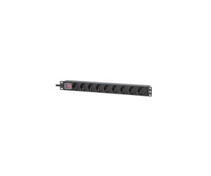 715133 Rack Power Strip 19" 1U 9 Outlets with Switch