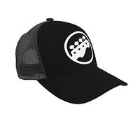 716 Baseball Cap Bass Guitar Player Sign Trucker Cap Classic Sun Cap Adjustable Sports Cap for Activities Travel Hiking