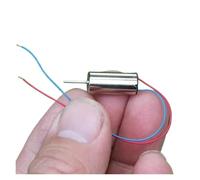 716 Coreless electronic starter NdFeB High Speed Aircraft Model DC 3.7V 40000RPM Hollow Cup electronic starter RC Drone Toy Model AUOQKQUT(Red Blue wire)