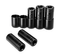71670 Large Tap Socket Set, Socket Wrench Set with Vinyl Tap Holder, 5/8" to 1" & Metric, 1/2" Square Drive Taps Sockets Adapter for Tap and Die, Extensions, Tight Spaces