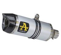 Arrow Street Thunder Aluminium With Carbon End Cap Suzuki Gsx-r 600/750 I.e´08-10 Homologated Muffler Golden Homologated