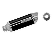 71812AON - SILENCER EXHAUST ARROW THUNDER ALUM.DARK/INOX END YAMAHA MT-09 '13