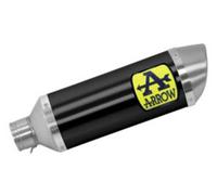71930AON - Exhaust Muffler Arrow Thunder Dark SS End Cap Yamaha MT-07 (21)