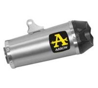 Arrow Works Titanium With Carbon End Cap Yamaha Mt-09 ´21-23 Homologated Muffler Silver Homologated unisex