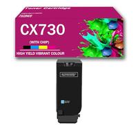 71C2HK0 71C2HC0 71C2HM0 71C2HY0 Toner Cartridge, Compatible BK/C/M/Y Toner Replacement for Lexmark CS730de CS735de CX730de CX735adse CX737adzse Printers, High Yield,Cyan-1Pack