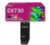 71C2HK0 71C2HC0 71C2HM0 71C2HY0 Toner Cartridge, Compatible BK/C/M/Y Toner Replacement for Lexmark CS730de CS735de CX730de CX735adse CX737adzse Printers, High Yield,Magenta-1Pack