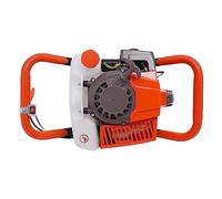 71cc Gas Powered Post Hole Digger Auger 300rpm Borer Fence Drill Without Bits Auger Post Hole Digger Gas Drill Kit for Frozen Soil, Clay, Hard Soil