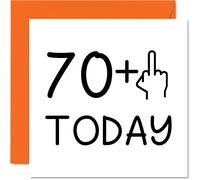 71st Birthday Card Funny for Women - Novelty Middle Finger - Rude Birthday Cards for Men, 145mm Greeting Cards, Joke Banter Cards Mum Dad Grandad Granny Nanny Auntie Uncle