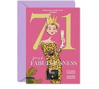 71st Birthday Cards for Women, Years Of Fabulousness