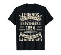 71st Birthday Gifts for Men 71 Years Old Bday November 1954 T-Shirt