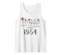 71st Birthday Making The World A Better Place Since 1954 Tank Top