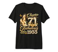 71st Birthday Queen Chapter 71 Fabulous Since 1955 Women Premium T-Shirt