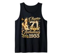 71st Birthday Queen Chapter 71 Fabulous Since 1955 Women Tank Top
