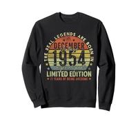 71st Birthday Real Legends December 1954 71 Years Old Men Sweatshirt