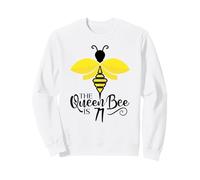 71st Birthday The Queen Bee Is 71 Years Old Bumblebee Sweatshirt