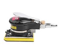 71x100mm Pneumatic Air Sander Polisher, Handheld Air Grinder with 10000rpm Adjustable Speed, Low Vibration Polishing Tool for Wood Metal Auto Furniture