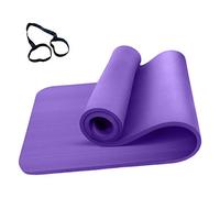 72 24 Inches Non-Slip Yoga Mat 10mm Thickness Exercise Mats with Storage Band and Mesh Bag for Lovers Pregnant Women Kids Old People Hikers Travelers