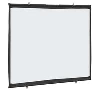 vidaXL 72 Inch Projection Screen - Wall Hanging, Portable, Matte White, 4:3 for Home Theater/Office/Classroom Use
