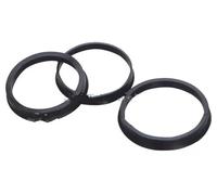 72.6-65.1mm 400pcs Black Plastic Wheel Centering Ring Rim Spacers Parts Accessories Car Wheel gasket