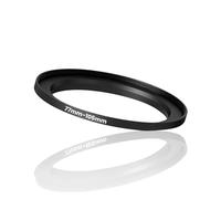 72-77mm Step Up Ring Adapter Filter, Metal Camera Lens Filter Adapter Ring Set Universal Black Stepping Rings Fits 72mm Lens to 77mm UV/CPL/ND Filters Hoods Converters (77-105mm)