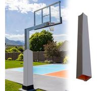 72" Basketball Hoop Padding for Poles, Boxing-Style Wrap for Car/Tree Bark, Fits 12-2.5" Diameter, Gray, 5"x5" (13x13cm) - Durable Protection & Shock Absorption