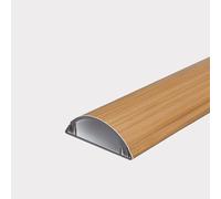 72" Cable Cover & Trunking Kit - Durable Aluminum Alloy Wire Hider, Adhesive Cord Management Solution, 4PCS Yellow, 1.6" Wide - Organize & Conceal Cables Safely