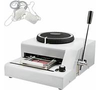 72-Character Code Card Embossing Machine,Dog Tag Coding Embosser Machine, Metal Stainless Steel Stamping, Letterpress Stamping Print Machine~/