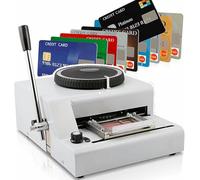 72-Character Manual Stamping Machine, PVC Card Embosser, Membership Card Production, PVC ID Card Code Printer for ID Card Gift VIP Club Cards~/