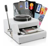 72-Character Manual Stamping Machine PVC/Letter/Personalized Card Embosser Code Printer for Gift Card Credit ID PVC Card~/