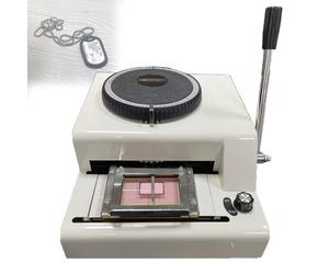 72 Characters Embossing Machine,Professional Manual Punching Machine for Marking Alumina and PVC Plates,Coding Tool 72 Characters C