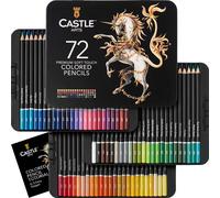 72 Colouring Pencils Set Premium Soft Core Coloured Leads 72 Count (Pack of 1)