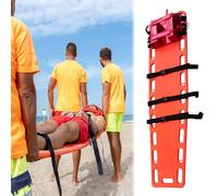 72 in Aquatic Spine Board Water Spine Stretcher, Floating Board Stretcher for Water Rescue, Emergency Life Preserving Saving Rescue Equipment (Red)