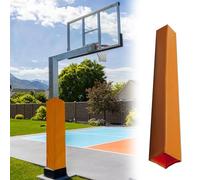 72 Inch Basketball Hoop Padding Wrap - Boxing Style Protection for Poles, Trees & Cars - Fits 2 to 12 Inch Diameters (Orange, 5"x5" - 13x13cm)